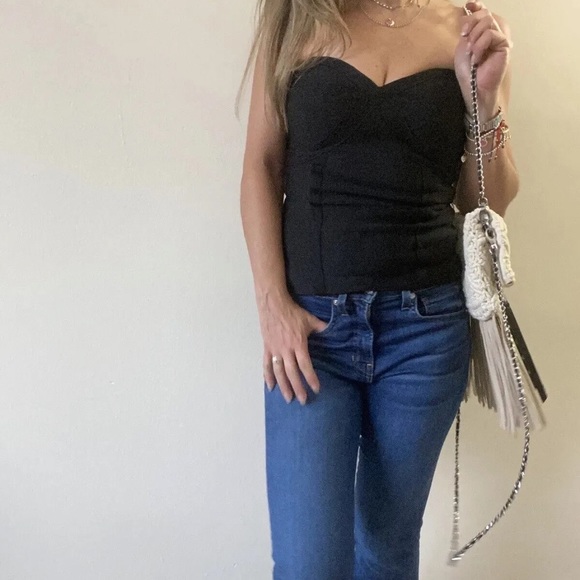 Guess Y2K Body-Con Strapless Tube Top 🖤🖤 - Picture 4 of 16